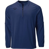 Evoshield Men's Long Sleeve Baseball BP Jacket, Navy