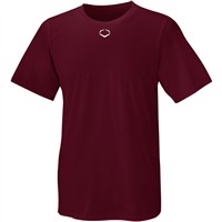 Evoshield Youth E306 Tech Baseball T-Shirt, Cardinal