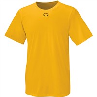 Evoshield Youth E306 Tech Baseball T-Shirt, Gold/Black