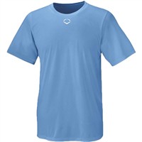 Evoshield Youth E306 Tech Baseball T-Shirt, Light Blue
