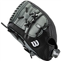 Wilson Youth A360 12in Baseball Glove (WBW10018712), Black