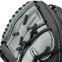 Wilson Youth A360 12in Baseball Glove (WBW10018712), Black