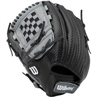 Wilson Youth A360 12.5in Baseball Glove (WBW100189125), Black