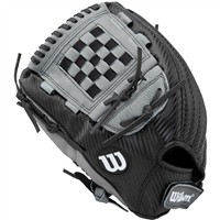 Wilson Youth A360 12.5in Baseball Glove (WBW100189125), Black