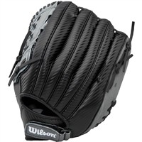 Wilson Youth A360 12.5in Baseball Glove (WBW100189125), Black