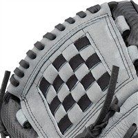 Wilson Youth A360 12.5in Baseball Glove (WBW100189125), Black