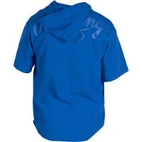 Rawlings Men's Gold Collection 1/4 Zip Short Sleeve Hoodie, Royal