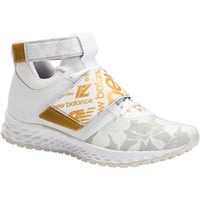 New Balance Lindor Compv2 Fuel Cell Baseball Turf Shoes, White/Gold