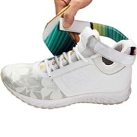 New Balance Lindor Compv2 Fuel Cell Baseball Turf Shoes, White/Gold