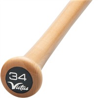 Victus V Cut Maple Wood Baseball Bat, 34-x-7-z