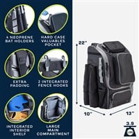 Wire2Wire Tournament Backpack, Black