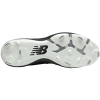 New Balance Mens Fuel Cell L4040v6 Low Metal Baseball Cleats, Black/White