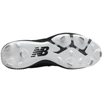 New Balance Men's Fuel Cell 4040v6 Mid Metal Baseball Cleats, Black/White