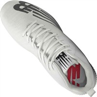 New Balance Men's Fuel Cell 4040v6 Mid Metal Baseball Cleats, White/Black