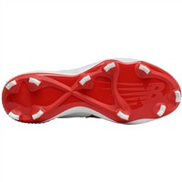 New Balance Men's Fuel Cell 4040v6 Low Molded Baseball Cleats, Red/White