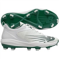 New Balance Men's Fuel Cell 4040v6 Low Molded Baseball Cleats, Green/White