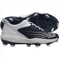New Balance Men's Fuel Cell 4040v6 Low Molded Baseball Cleats, Navy/White
