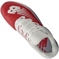 New Balance Men's Fuel Cell 4040v6 Turf Baseball Shoes, Red/White