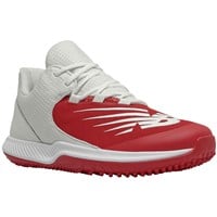 New Balance Men's Fuel Cell 4040v6 Turf Baseball Shoes, Red/White