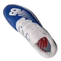 New Balance Men's Fuel Cell 4040v6 Turf Baseball Shoes, Royal/White