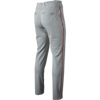New Balance Men's Adversary 2.0 Piped Tapered Baseball Pant, White/Red