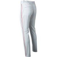 New Balance Men's Adversary 2.0 Piped Tapered Baseball Pant, White/Red