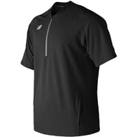 New Balance Youth Short Sleeve 3000 Baseball Batting Jacket, Black
