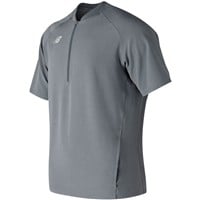 New Balance Youth Short Sleeve 3000 Baseball Batting Jacket, Dark Grey