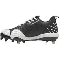 New Balance Women's FUSEv3 Low Metal Pitcher Softball Cleats, White/White