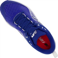 New Balance Women's VELOv2 Fastpitch Softball Low Metal Cleats, Royal/White