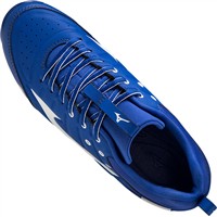 Mizuno Women's 9-Spike Swift 7 Low Metal Fastpitch Softball Cleat, Royal/White