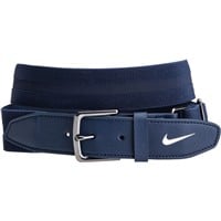 NIKE Youth Baseball and Softball Belt 3.0, Navy/White
