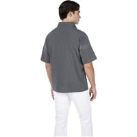 Mizuno Men's Short Sleeve Baseball Batting Jacket, Grey