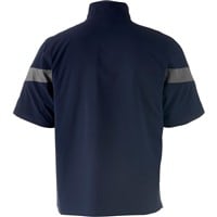 Mizuno Youth Short Sleeve Baseball Batting Jacket, Navy/Grey