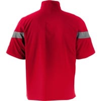 Mizuno Youth Short Sleeve Baseball Batting Jacket, Red/Grey