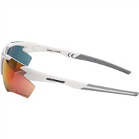 Rawlings 2102 Mirror Baseball Sunglasses, White/Red