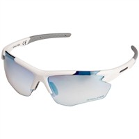 Rawlings Youth RY 2102 Mirror Baseball Sunglasses, White/Blue