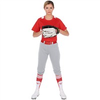 Mizuno Youth Prospect Fastpitch Softball Pant, Grey