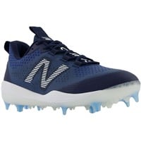 New Balance Men's Fuel Cell COMPv3 Low Molded Baseball Cleats, Navy/White