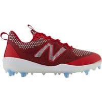 New Balance Men's Fuel Cell COMPv3 Low Molded Baseball Cleats, Red/White