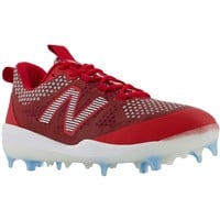 New Balance Men's Fuel Cell COMPv3 Low Molded Baseball Cleats, Red/White