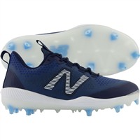 New Balance Men's Fuel Cell COMPv3 Low Molded Baseball Cleats, Navy/White