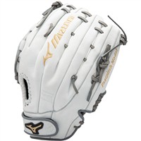 Mizuno MVP Prime 12.5in Fastpitch Softball Glove (GMVP1250PF4W), White