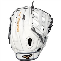 Mizuno MVP Prime 13in Fastpitch Softball Glove (GMVP1300PF4W), White
