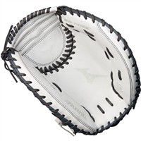 Mizuno MVP Prime 34in Fastpitch Catchers Mitt (GXS50PF4W), White