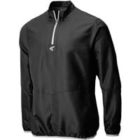 Easton Men's Alpha Long Sleeve Baseball Cage Jacket, Black