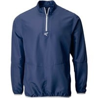 Easton Men's Alpha Long Sleeve Baseball Cage Jacket, Navy
