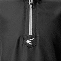Easton Youth Alpha Long Sleeve Baseball Cage Jacket, Black
