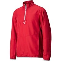 Easton Youth Alpha Long Sleeve Baseball Cage Jacket, Red