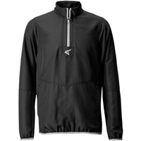 Easton Youth Alpha Long Sleeve Baseball Cage Jacket, Black